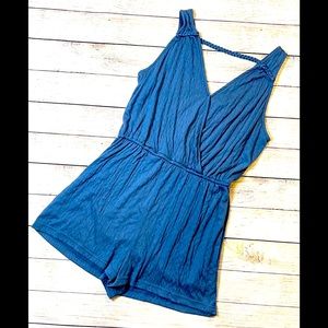 Universal Threads Blue Romper Size Large